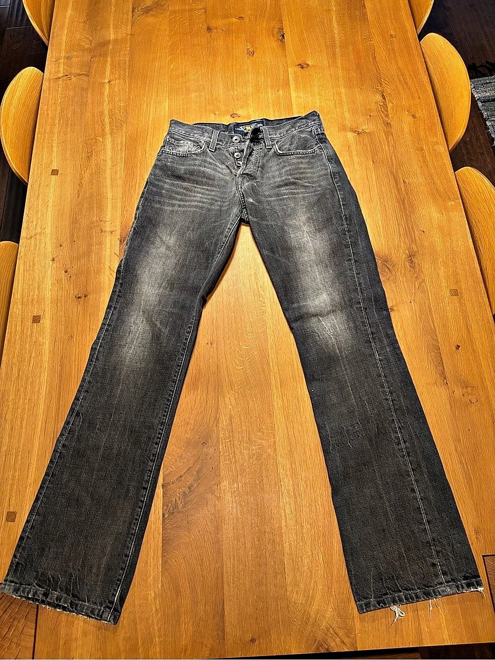 Lucky Brand Men’s 221 Original Straight Dark Gray 28x32